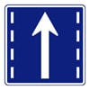 指定方向別通行区分　規制標識